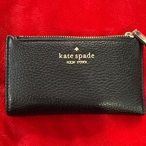 Kate Spade Black Textured Wallet